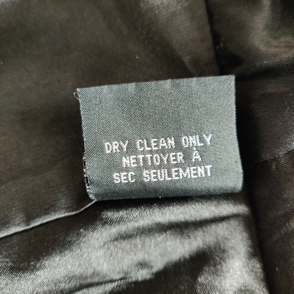 Mario Serrano Black Peplum Weave Pattern Zip-Up Blazer Jacket Size 8 - Picture 15 of 16